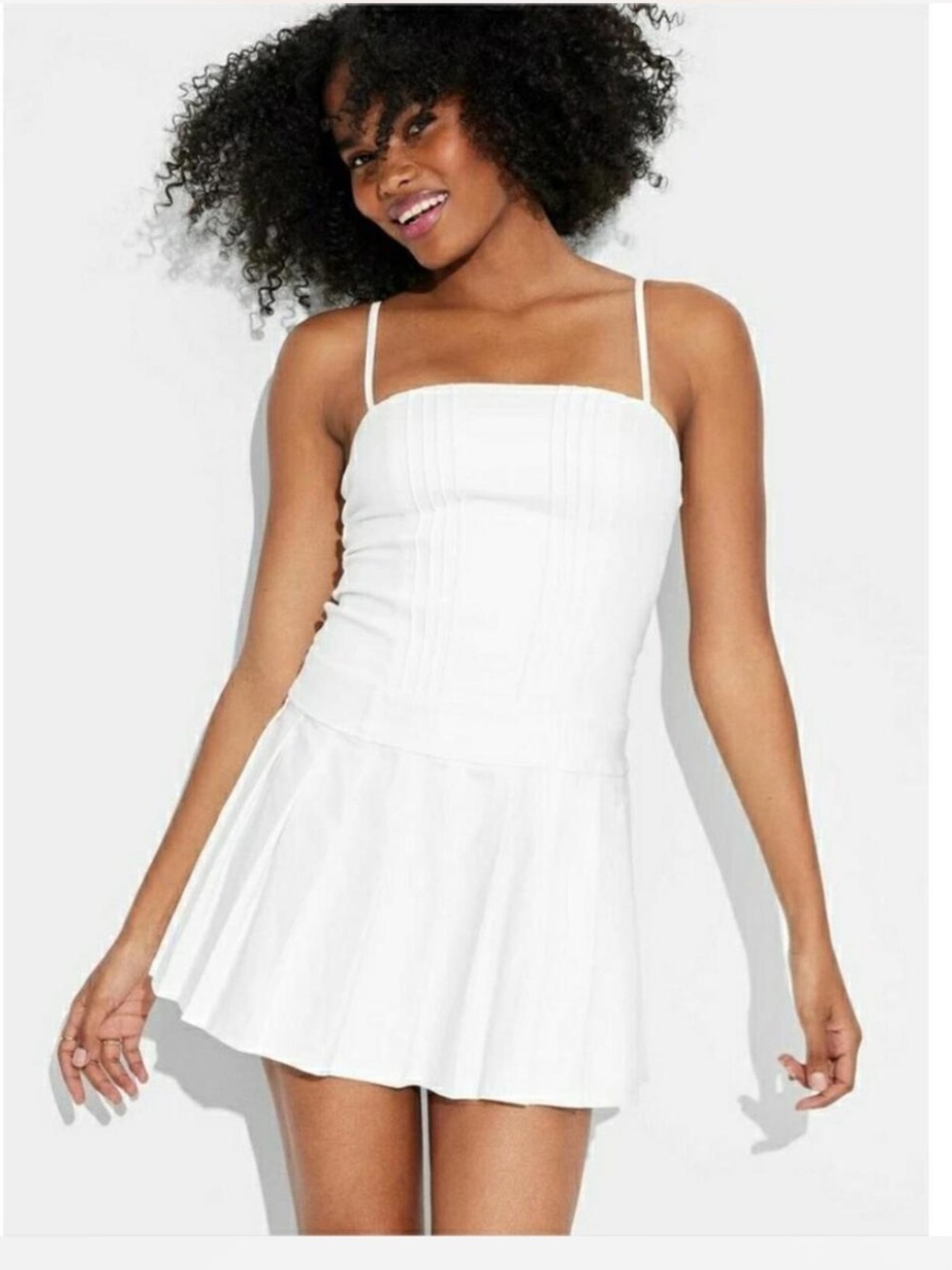 wild fable White Tank Top with Logo Tag
